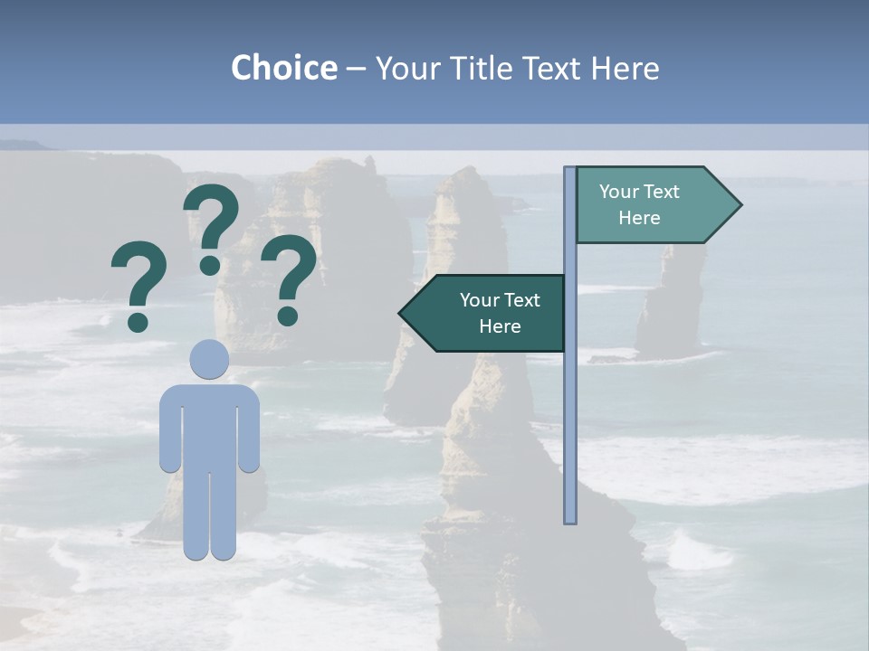 The Apostles, Victoria Australia PowerPoint Template