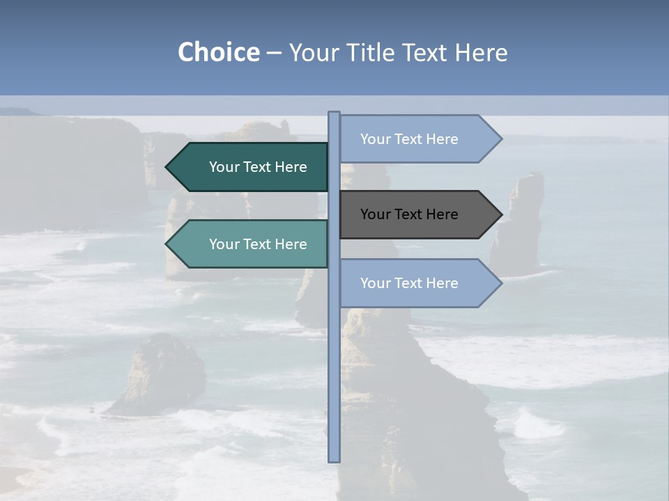 The Apostles, Victoria Australia PowerPoint Template