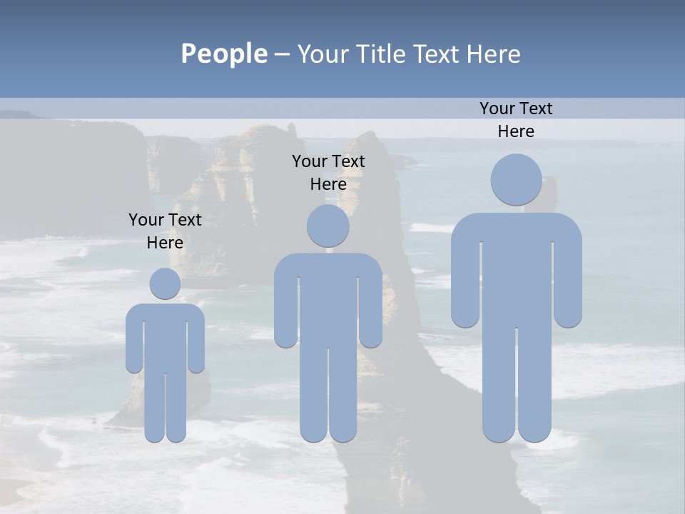 The Apostles, Victoria Australia PowerPoint Template