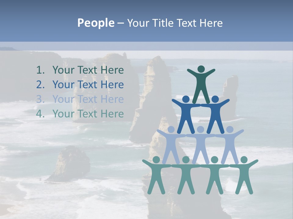 The Apostles, Victoria Australia PowerPoint Template