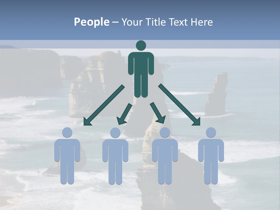 The Apostles, Victoria Australia PowerPoint Template