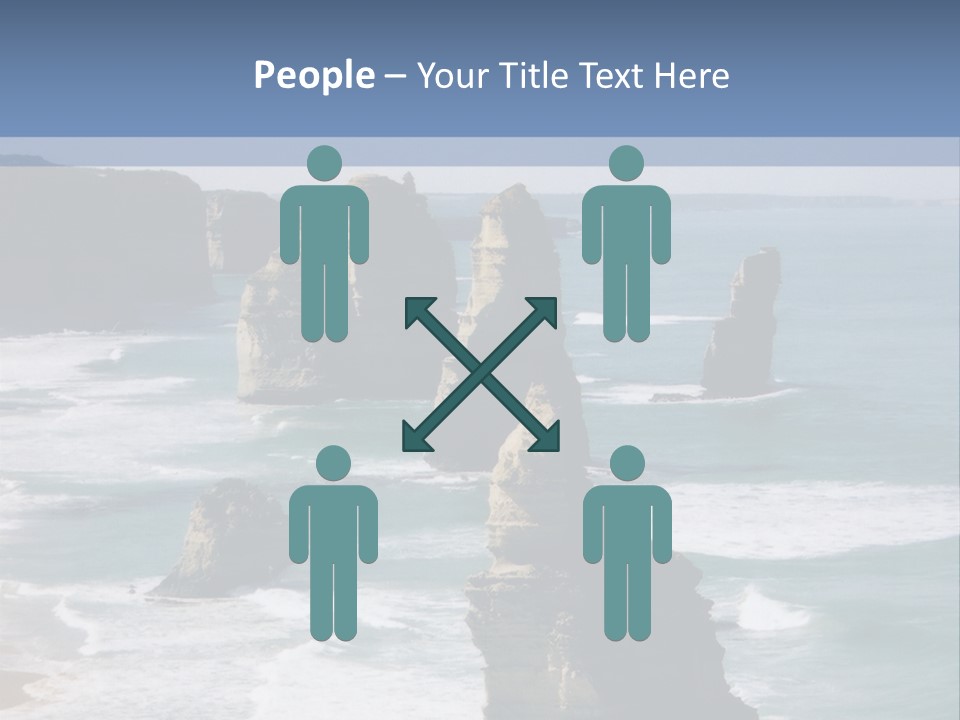 The Apostles, Victoria Australia PowerPoint Template
