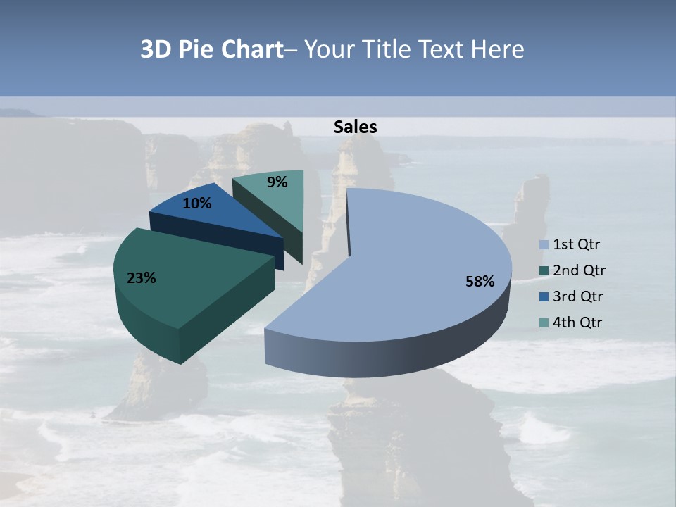 The Apostles, Victoria Australia PowerPoint Template