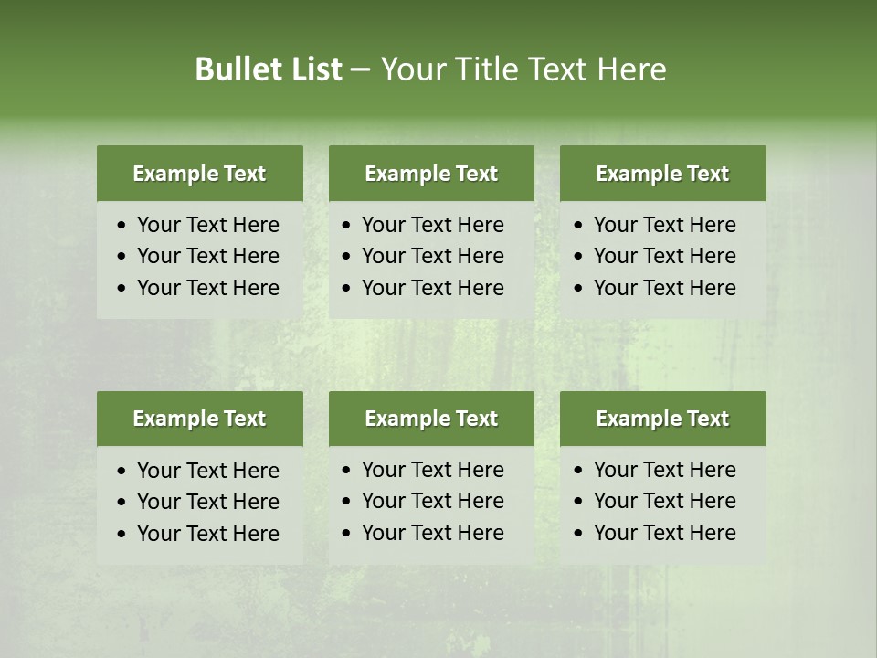 A Green Background With A Grungy Texture PowerPoint Template