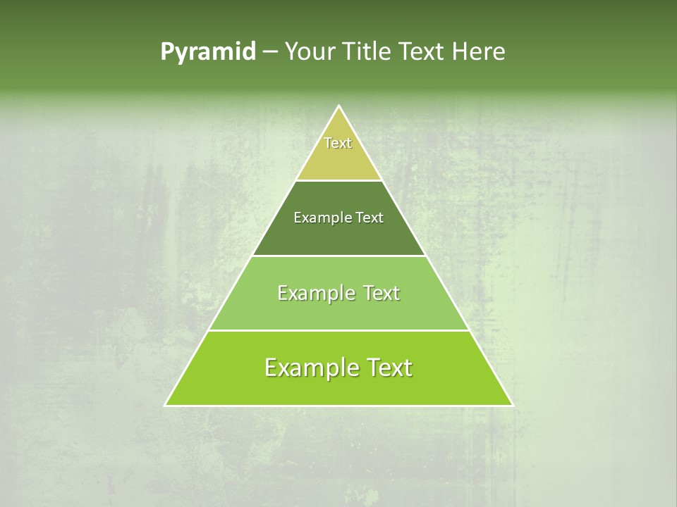 A Green Background With A Grungy Texture PowerPoint Template