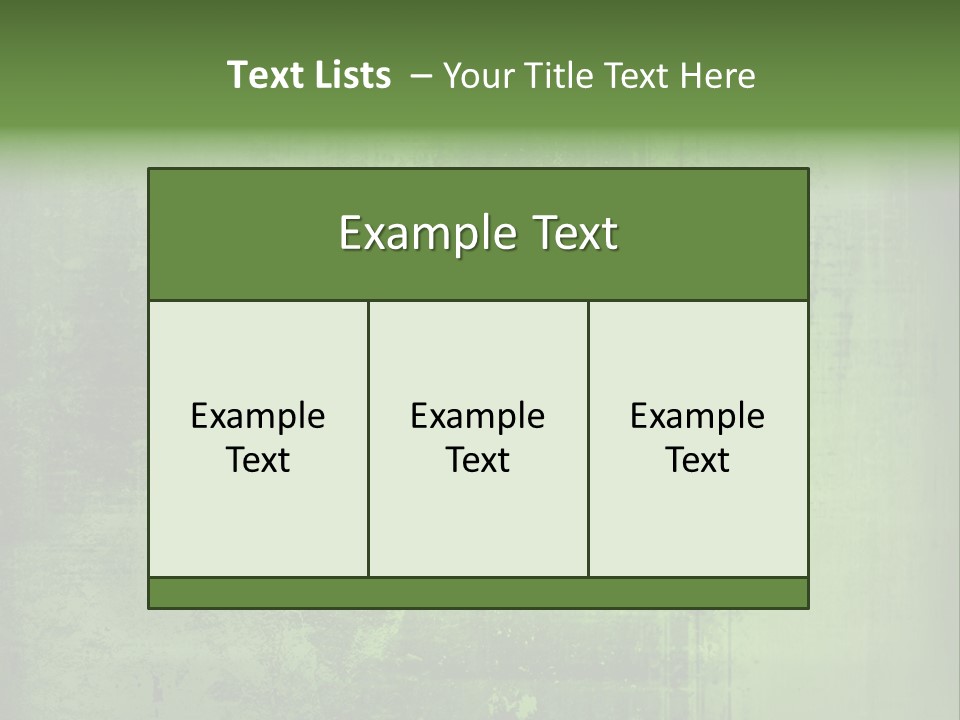 A Green Background With A Grungy Texture PowerPoint Template