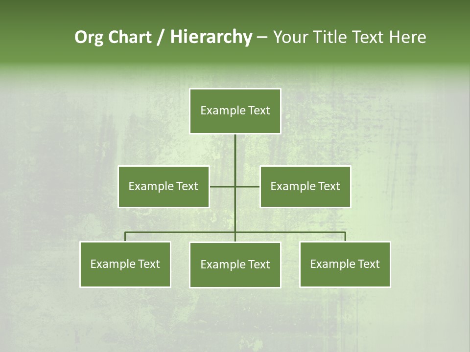 A Green Background With A Grungy Texture PowerPoint Template