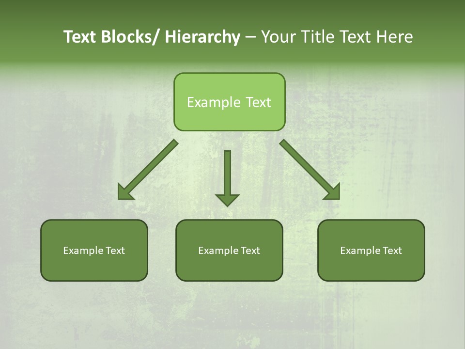A Green Background With A Grungy Texture PowerPoint Template