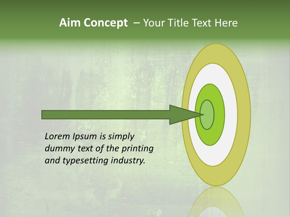 A Green Background With A Grungy Texture PowerPoint Template