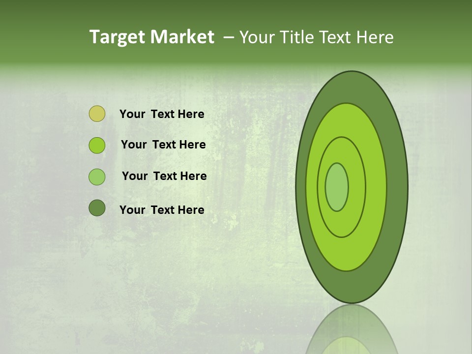 A Green Background With A Grungy Texture PowerPoint Template