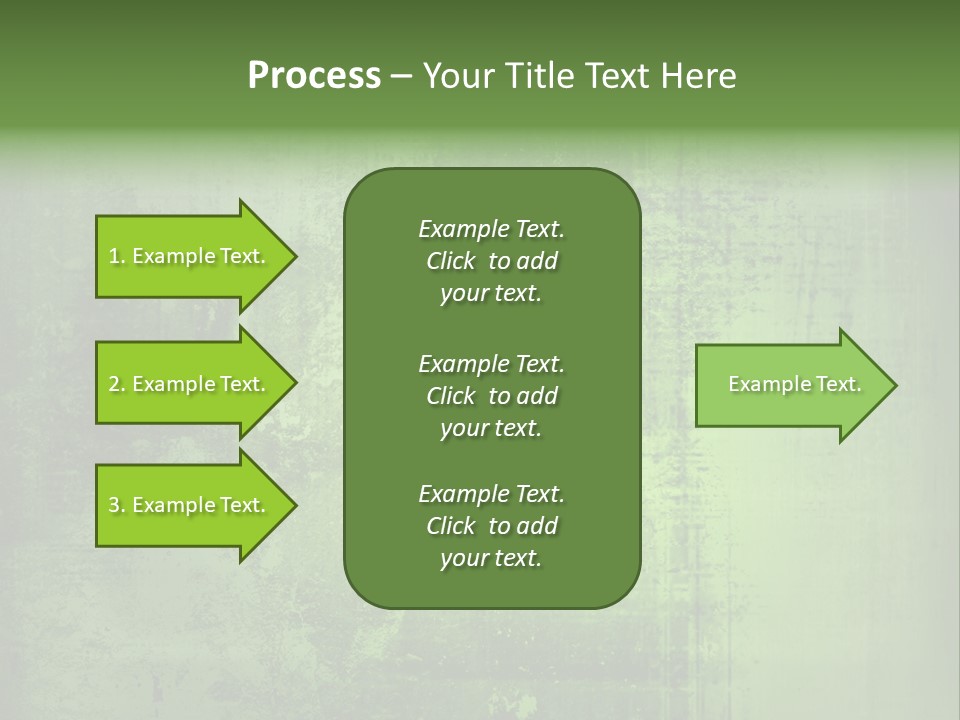 A Green Background With A Grungy Texture PowerPoint Template