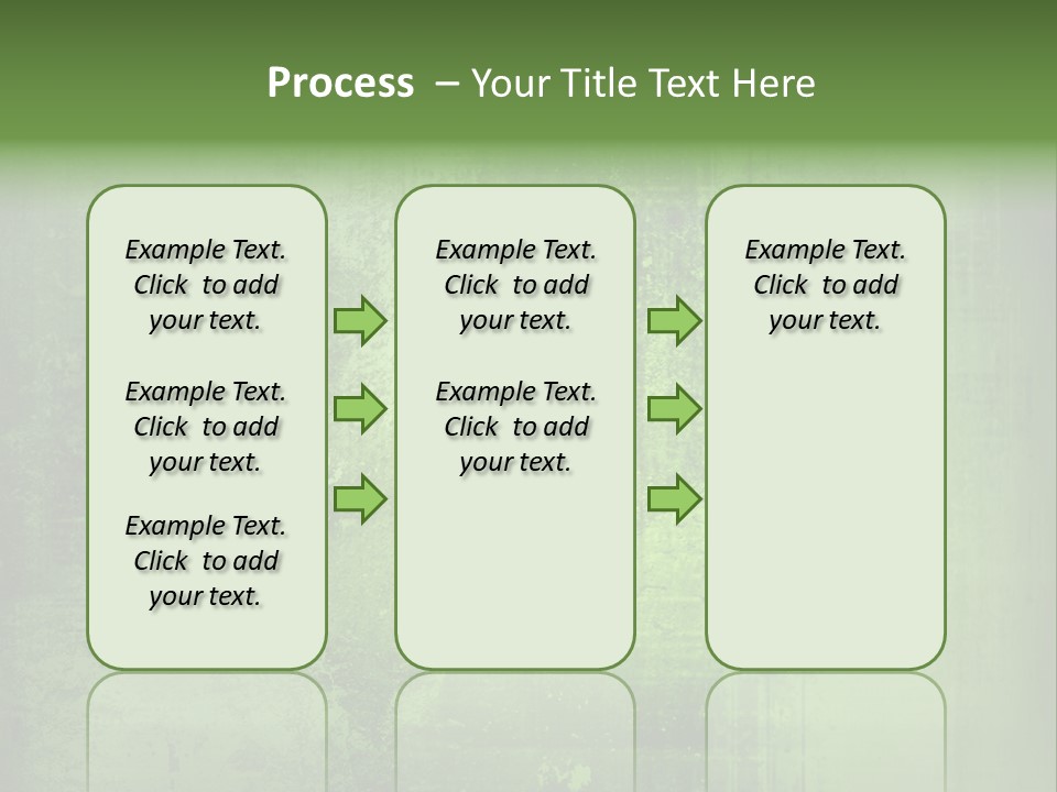 A Green Background With A Grungy Texture PowerPoint Template