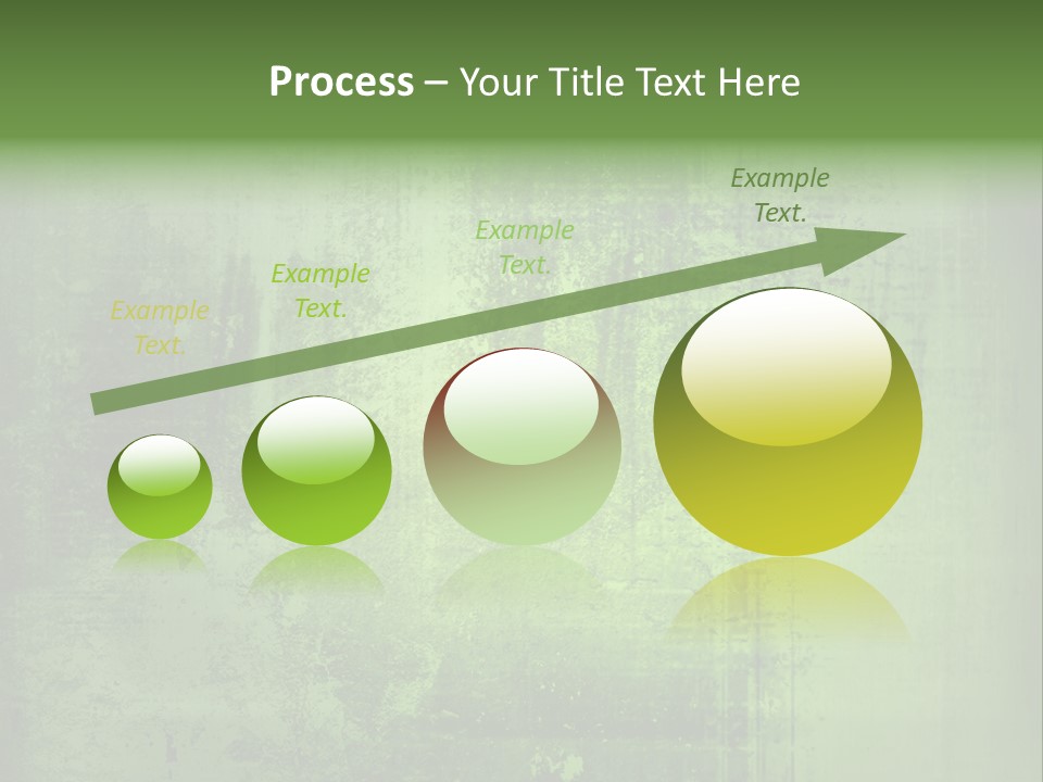 A Green Background With A Grungy Texture PowerPoint Template