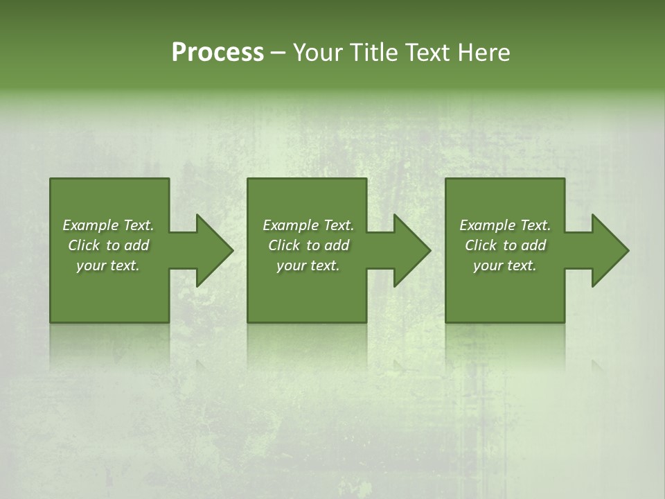 A Green Background With A Grungy Texture PowerPoint Template