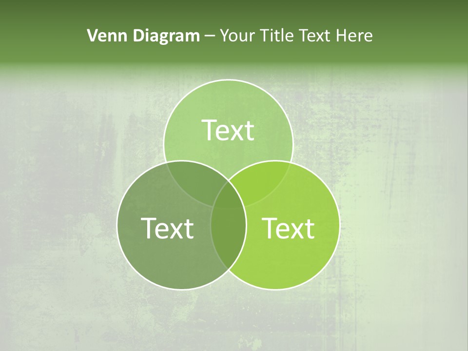 A Green Background With A Grungy Texture PowerPoint Template