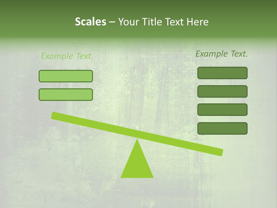 A Green Background With A Grungy Texture PowerPoint Template