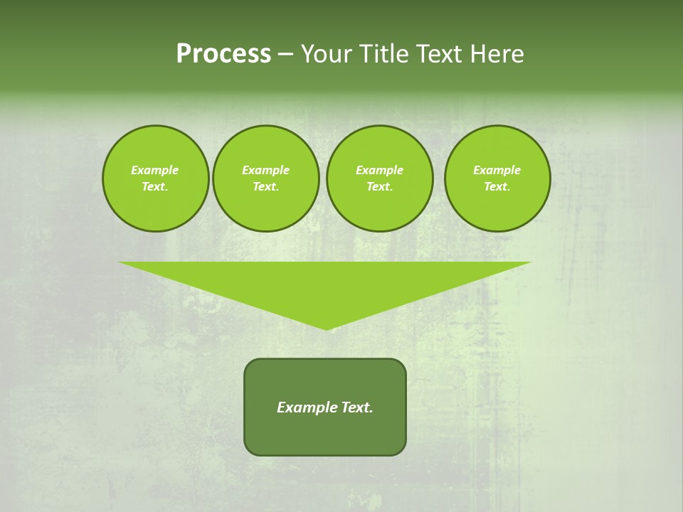 A Green Background With A Grungy Texture PowerPoint Template