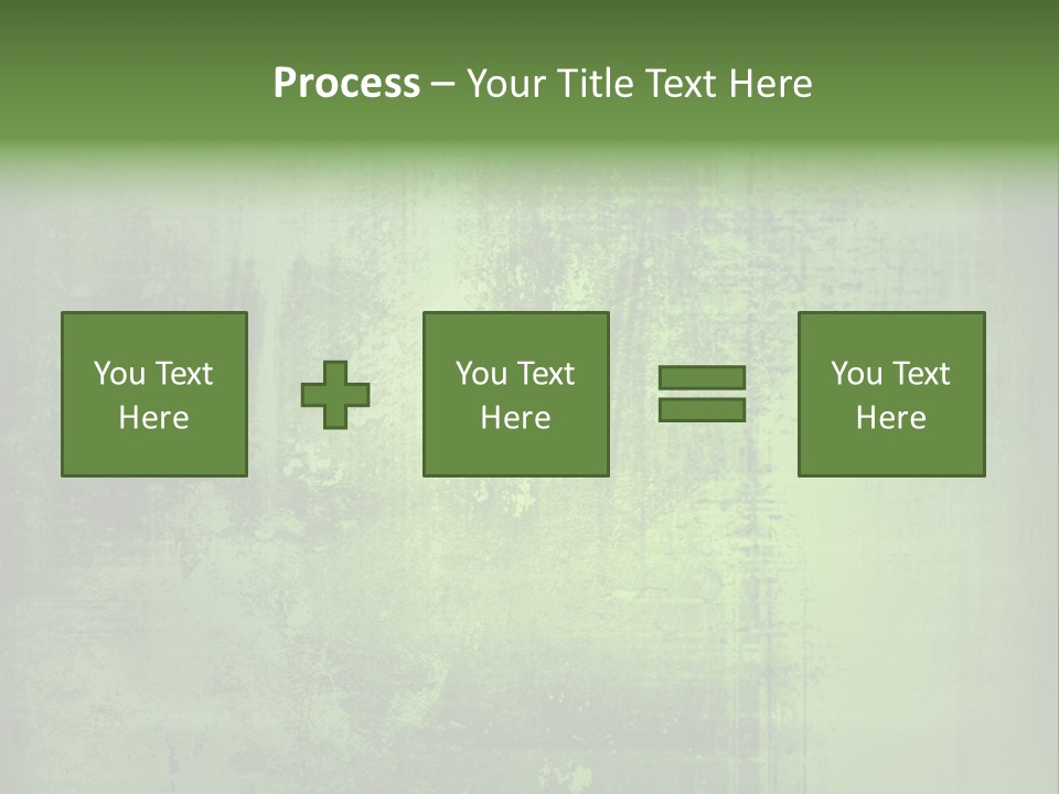 A Green Background With A Grungy Texture PowerPoint Template
