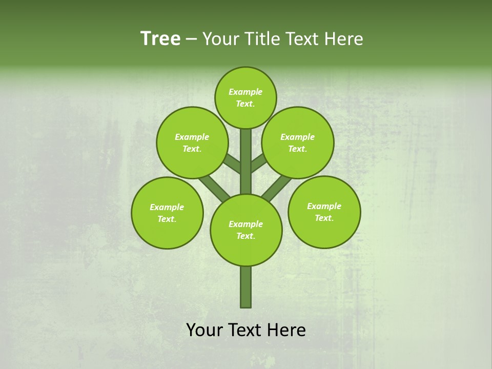 A Green Background With A Grungy Texture PowerPoint Template
