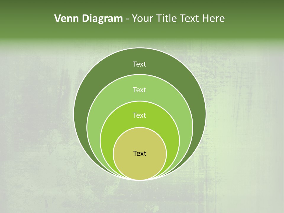 A Green Background With A Grungy Texture PowerPoint Template