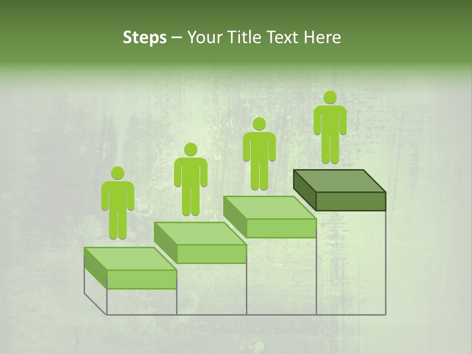 A Green Background With A Grungy Texture PowerPoint Template