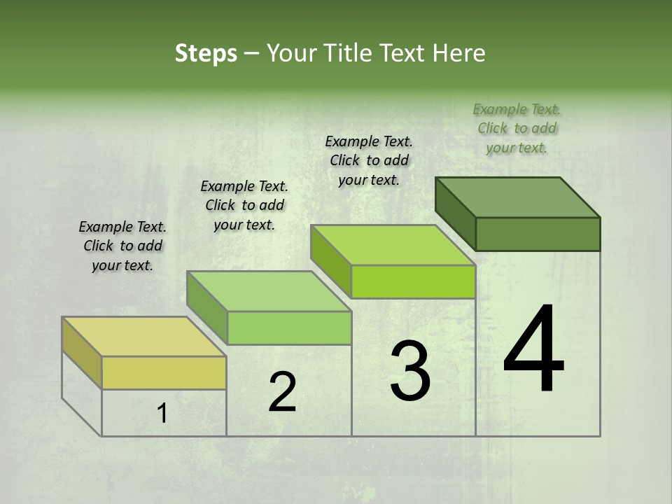 A Green Background With A Grungy Texture PowerPoint Template