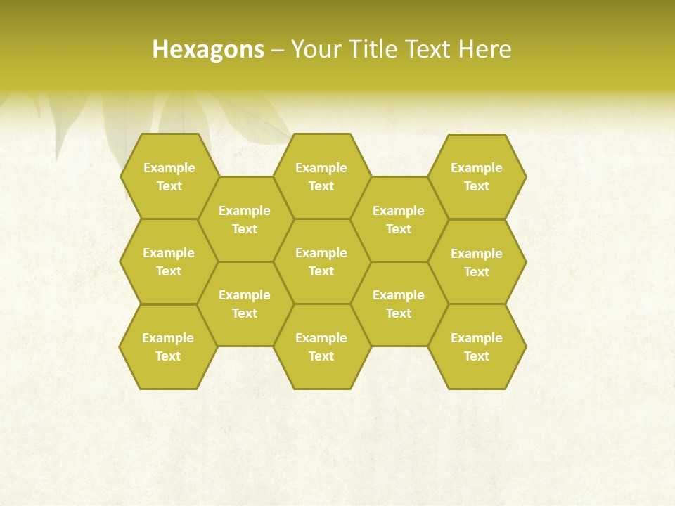 Lovely Background Image With Interesting Earthy Texture, Close-Up Of Leaves And Plenty Of Space For Text PowerPoint Template