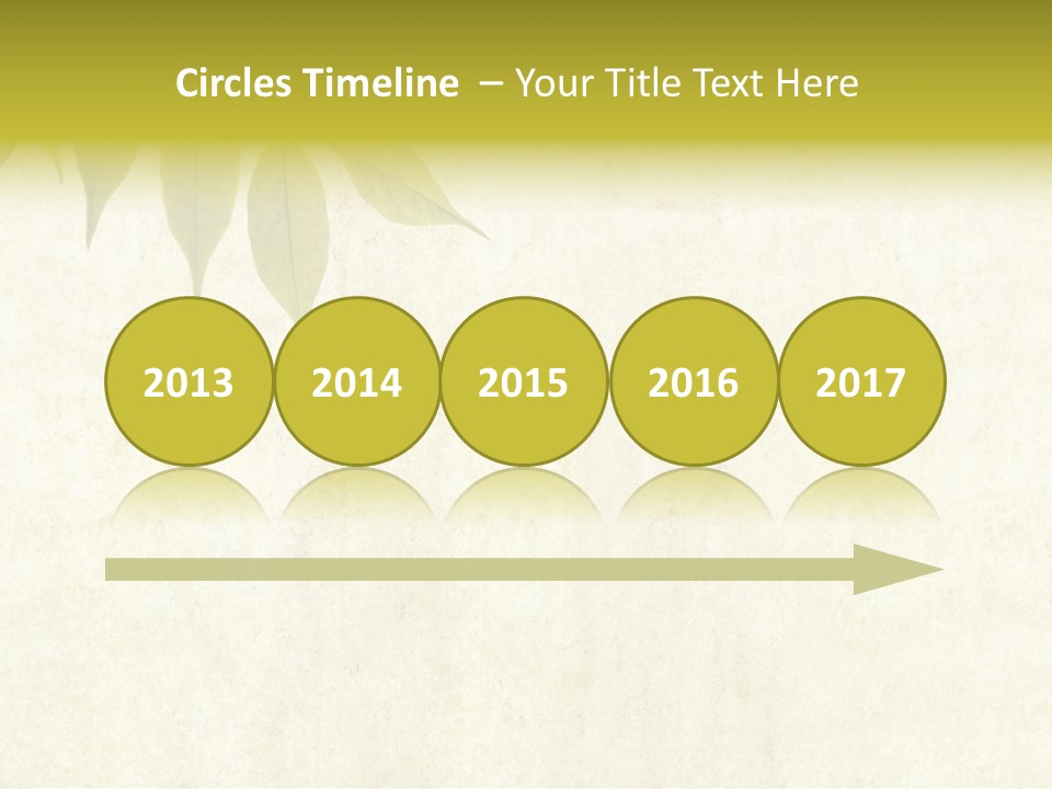 Lovely Background Image With Interesting Earthy Texture, Close-Up Of Leaves And Plenty Of Space For Text PowerPoint Template