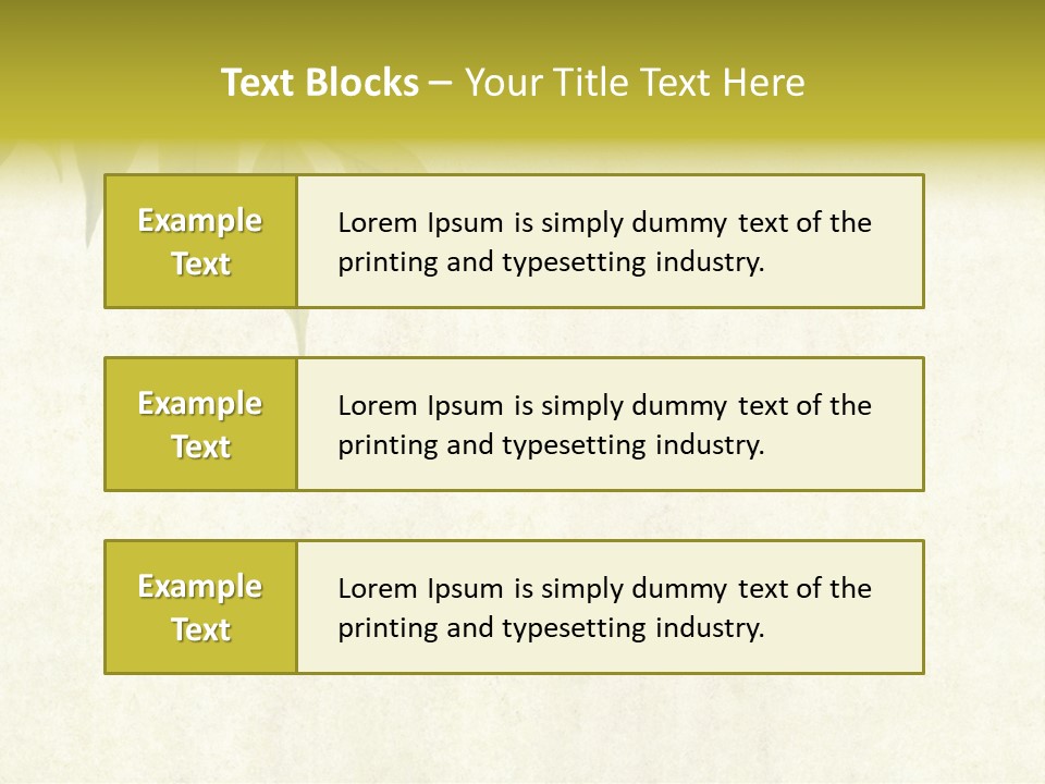 Lovely Background Image With Interesting Earthy Texture, Close-Up Of Leaves And Plenty Of Space For Text PowerPoint Template