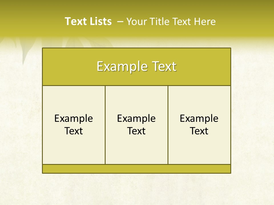 Lovely Background Image With Interesting Earthy Texture, Close-Up Of Leaves And Plenty Of Space For Text PowerPoint Template