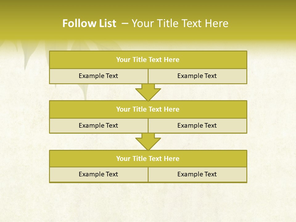 Lovely Background Image With Interesting Earthy Texture, Close-Up Of Leaves And Plenty Of Space For Text PowerPoint Template