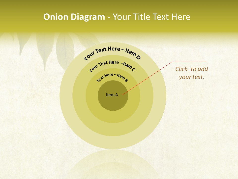 Lovely Background Image With Interesting Earthy Texture, Close-Up Of Leaves And Plenty Of Space For Text PowerPoint Template