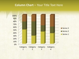 Lovely Background Image With Interesting Earthy Texture, Close-Up Of Leaves And Plenty Of Space For Text PowerPoint Template