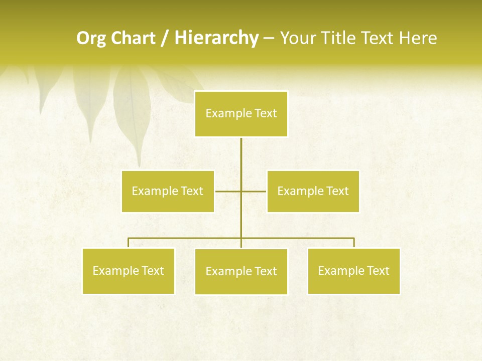 Lovely Background Image With Interesting Earthy Texture, Close-Up Of Leaves And Plenty Of Space For Text PowerPoint Template