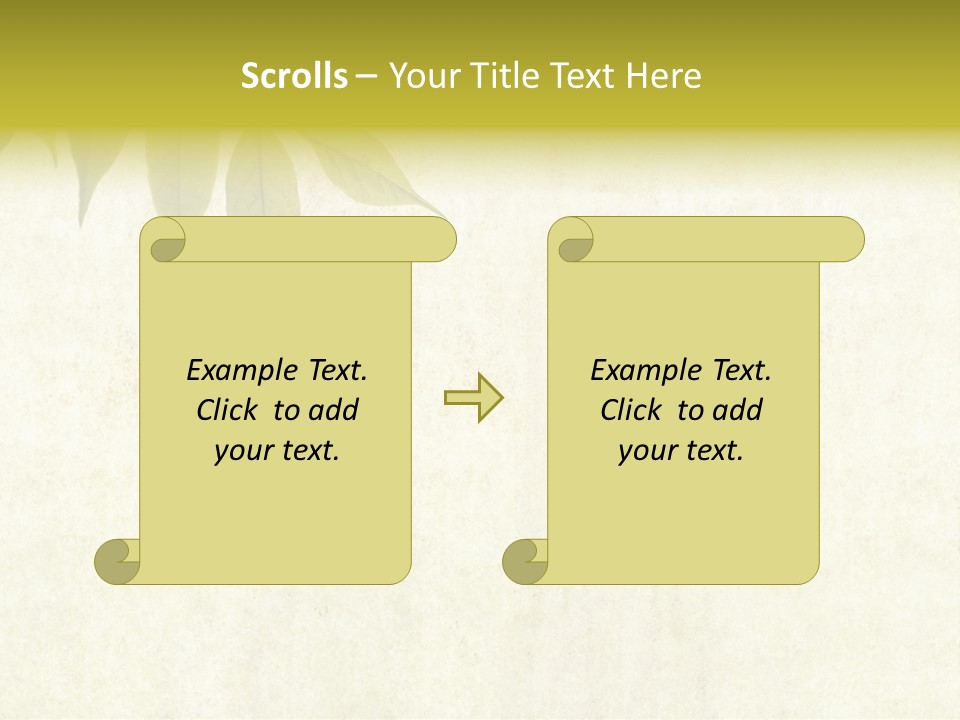 Lovely Background Image With Interesting Earthy Texture, Close-Up Of Leaves And Plenty Of Space For Text PowerPoint Template