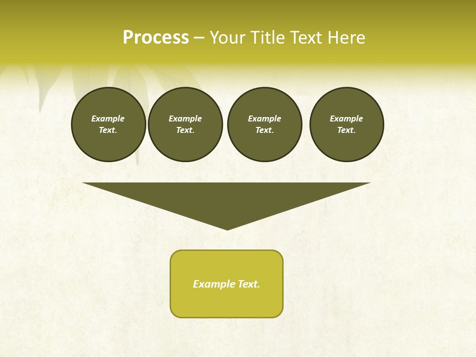 Lovely Background Image With Interesting Earthy Texture, Close-Up Of Leaves And Plenty Of Space For Text PowerPoint Template