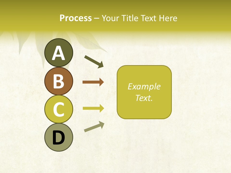Lovely Background Image With Interesting Earthy Texture, Close-Up Of Leaves And Plenty Of Space For Text PowerPoint Template