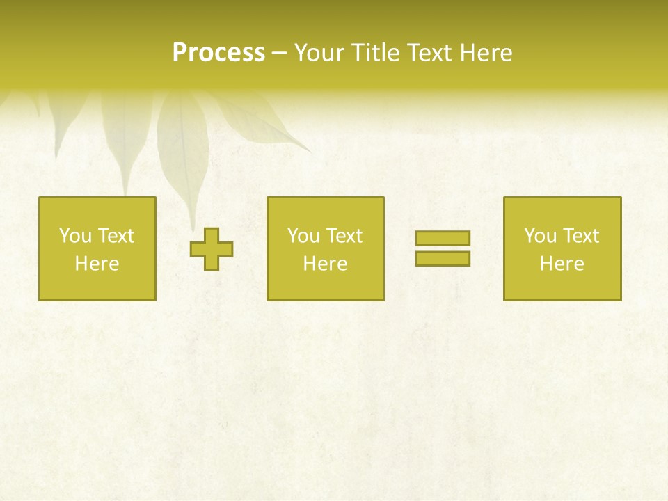 Lovely Background Image With Interesting Earthy Texture, Close-Up Of Leaves And Plenty Of Space For Text PowerPoint Template