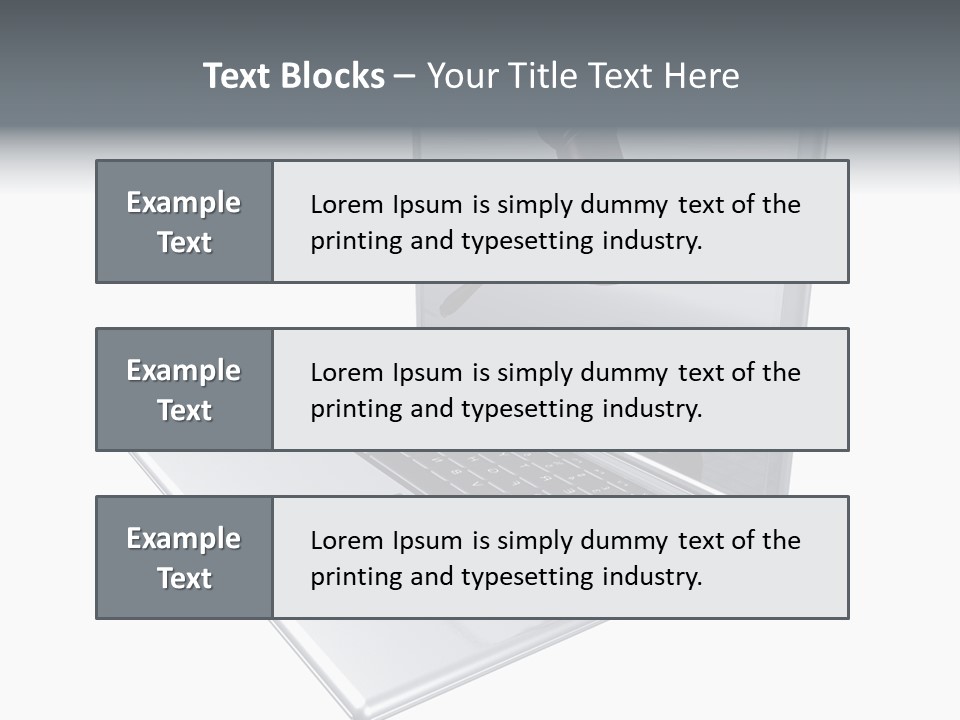 A Laptop With A Gavel On The Screen Representing Internet Auctions PowerPoint Template