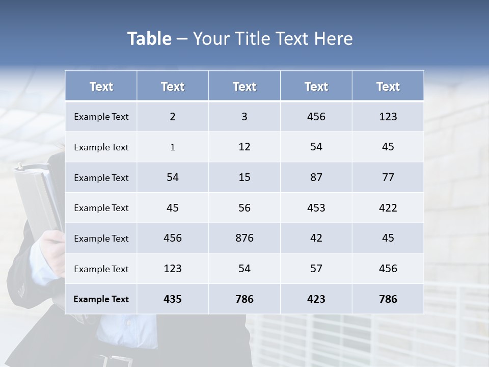 A Pretty Business Woman Talking On The Phone At Office Building PowerPoint Template