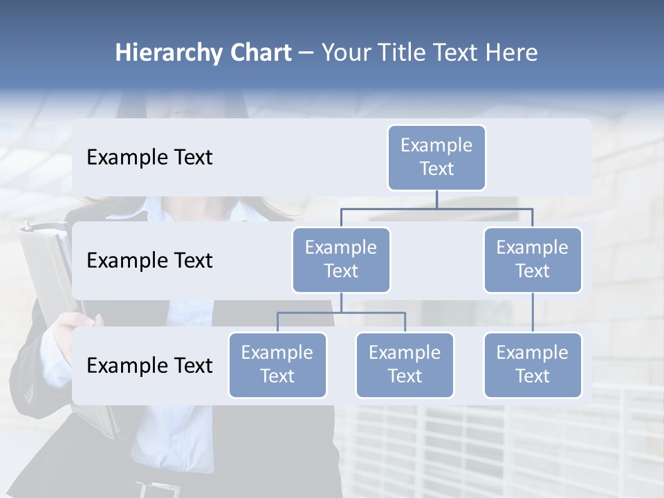 A Pretty Business Woman Talking On The Phone At Office Building PowerPoint Template