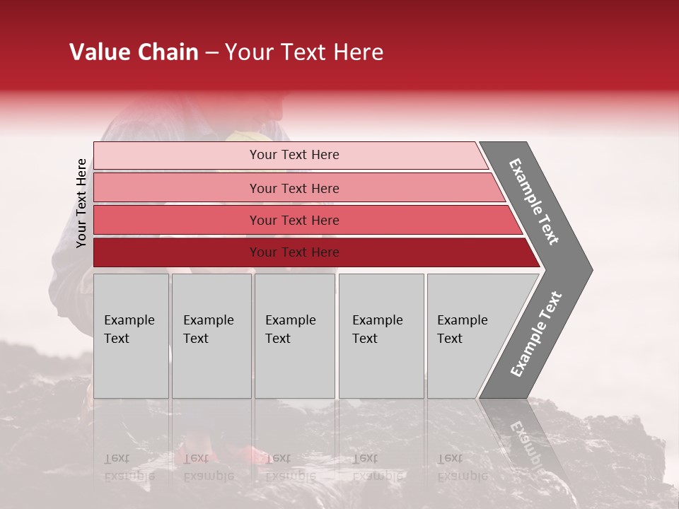 Young Father With Little Son Outdoors At Ocean PowerPoint Template