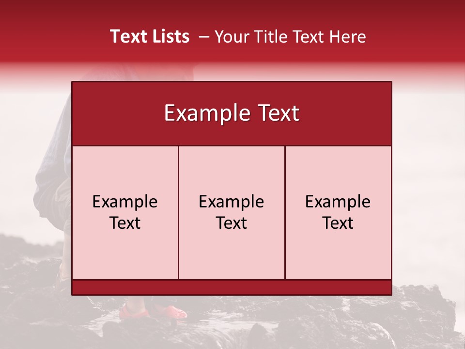 Young Father With Little Son Outdoors At Ocean PowerPoint Template