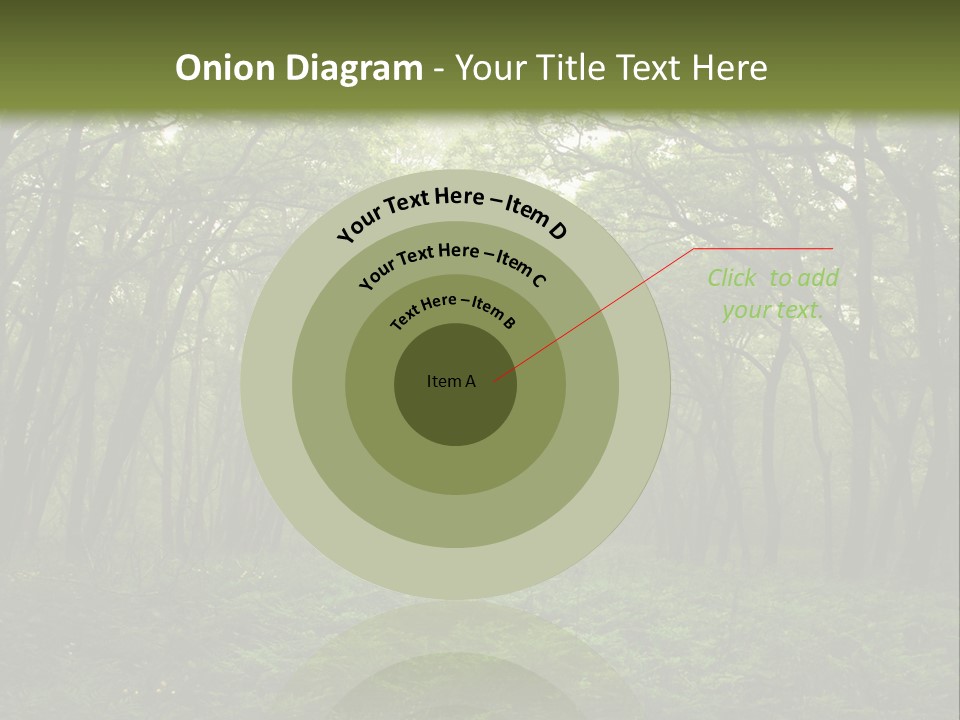 Forest Mystic Way, Primorye, Russia PowerPoint Template