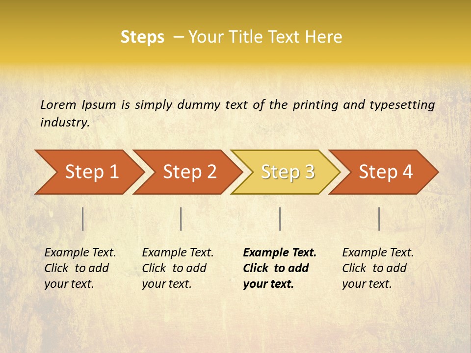 Grunge Background With Space For Text Or Image PowerPoint Template
