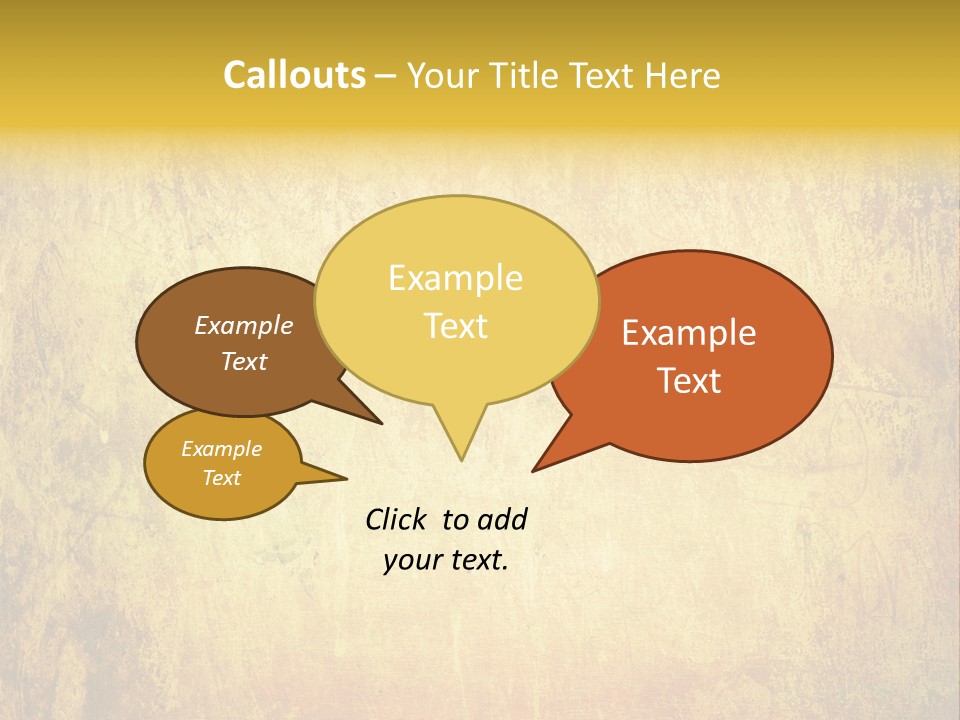 Grunge Background With Space For Text Or Image PowerPoint Template