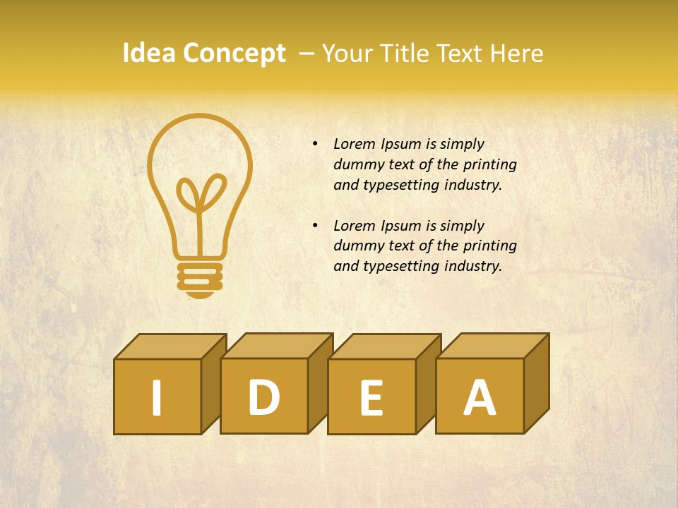 Grunge Background With Space For Text Or Image PowerPoint Template