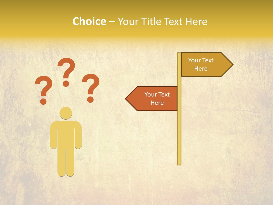 Grunge Background With Space For Text Or Image PowerPoint Template