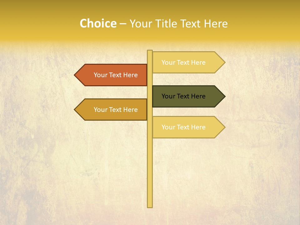 Grunge Background With Space For Text Or Image PowerPoint Template