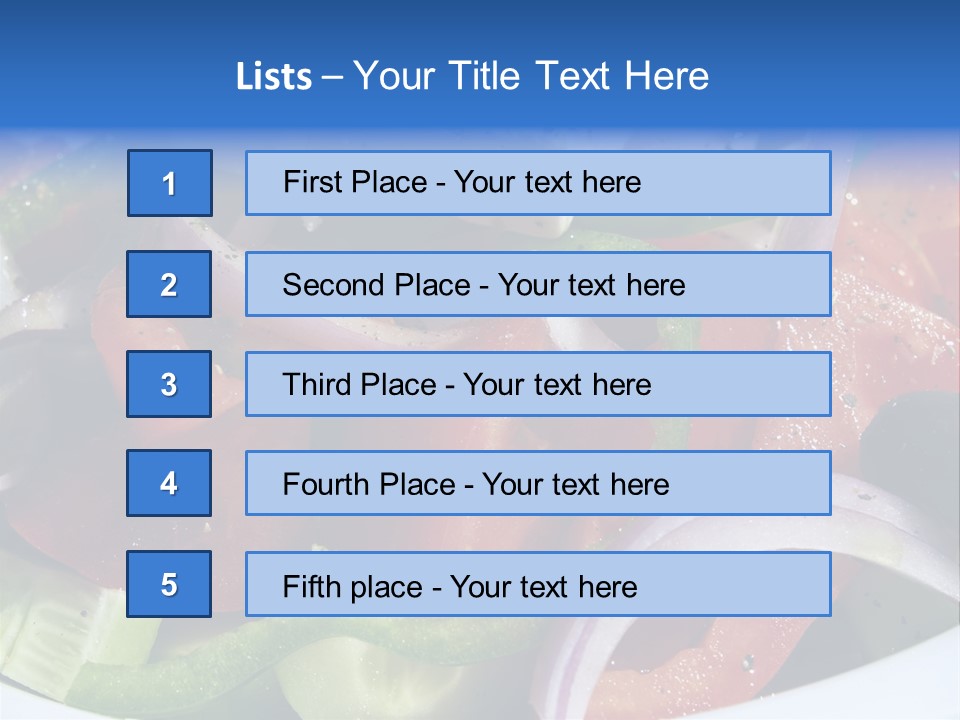 Greek Salad PowerPoint Template